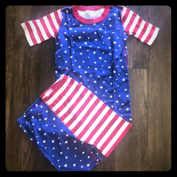 Hanna Anderson short PJ’s EUC size 10 - Picture 1 of 2